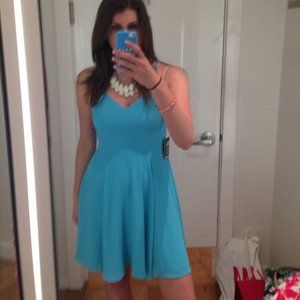 EXPRESS Blue Mini Dress
